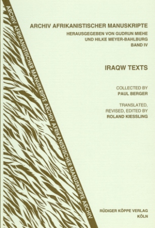 Iraqw Texts